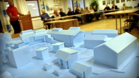 Detaljplanen för det nya kulturhuset presenterades.