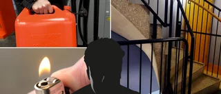 Man hällde bensin i trapphus och hotade tända på – döms till vård