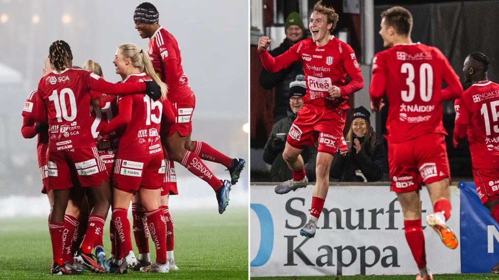 Det har varit många röda jubel i damallsvenskan och Ettan Norra när Piteå spelat under säsongen. Damlaget är i topp i hemmastatistiken och herrarna springer ut till säsongens sista hemmamatch med tio förlustfria matcher i ryggen.
