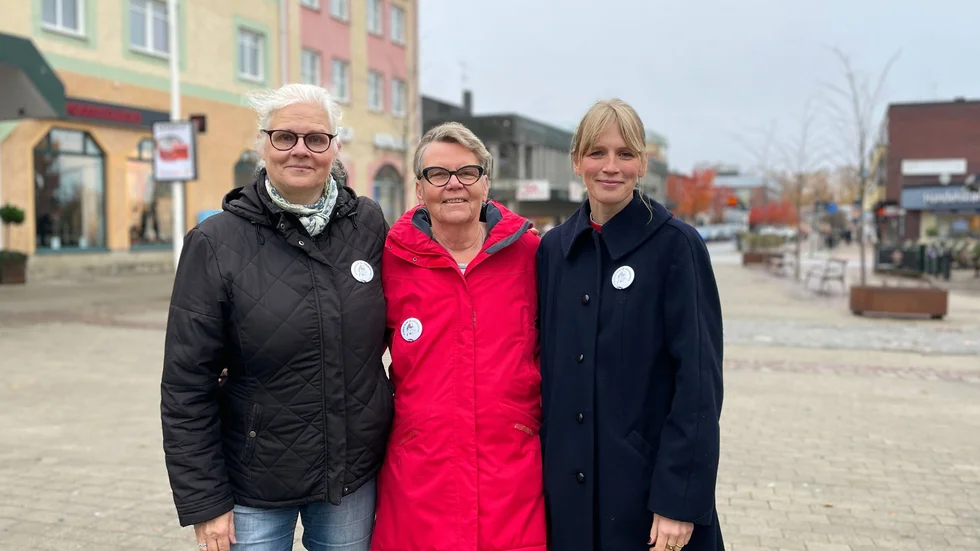 Monika Wolfert-Rudborg, Annette Lidén och Malin Holmquist är medlemmar i Rebellmammor Strängnäs.