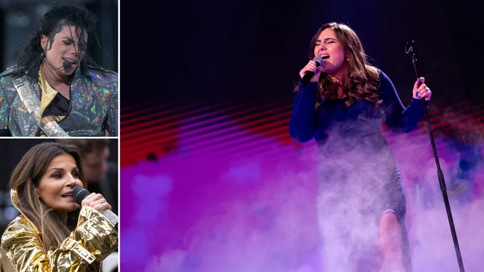 Louisa Hoxha tolkar Michael Jacksons "Man in the mirror" i kvällens Idolsändning. Carola? Hon gästar programmet som har tema gospel.