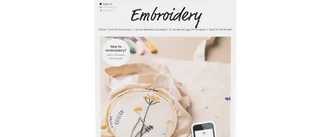 DIY startkit Broderi 