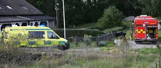 Brand i villans fläkt kunde släckas snabbt
