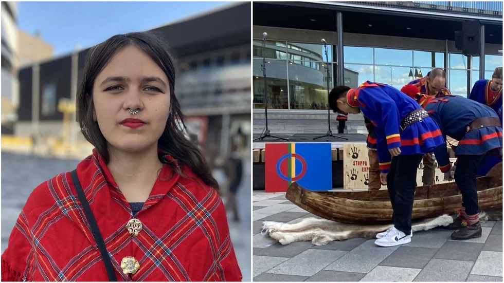 Ida-Maria Sarri från Girjas sameby: "Vi ska låta renarna vara kvar".