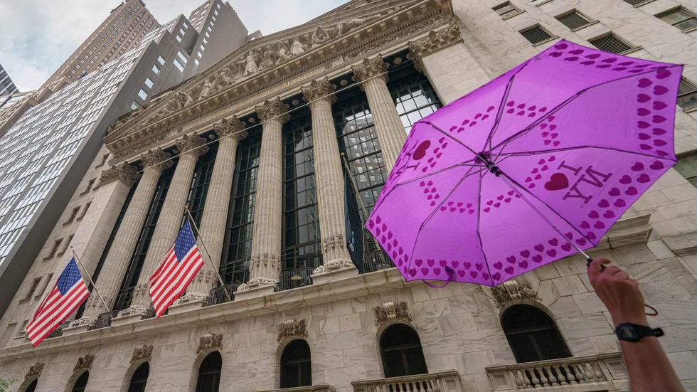 Röda slutsiffror på Wall Street på torsdagen.