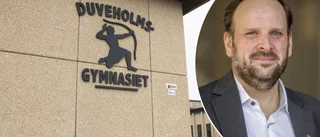 Schemakaos på gymnasieskola