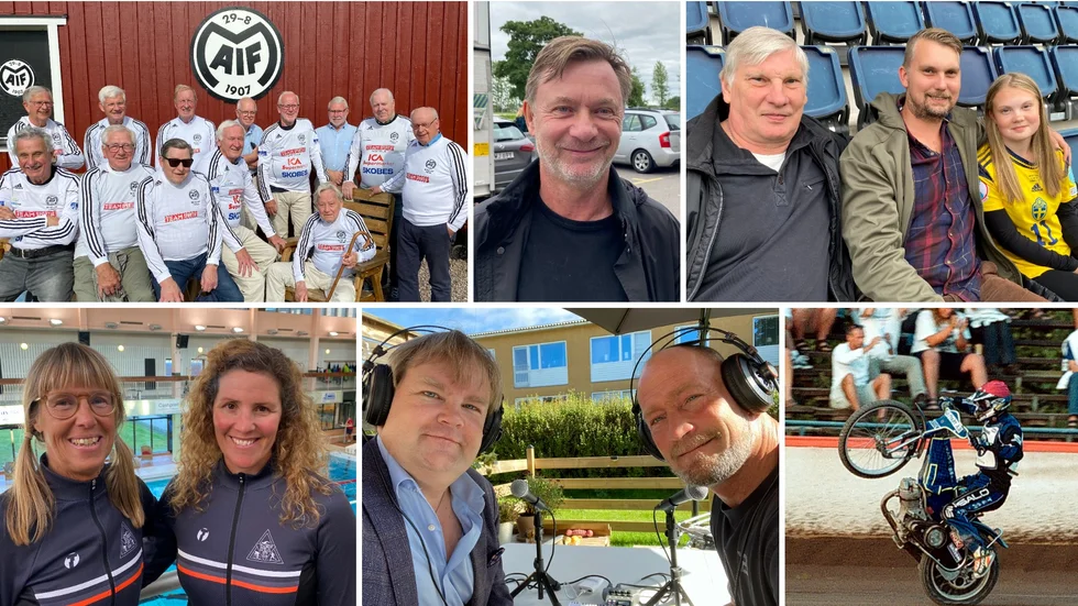 Skvallerspalten vecka 37. Möt Motala AIF:s juniorlag från 1959-60 i återträff, Peter Gerhardsson, Lars Persson, Mikael Persson och Astrid Stoltz från LFC-Arsenal, vi pratar gubbvad med MTC:s RM-vinnare, vi pratar ålderskrämpor med Dennis Gustafsson och se de speedwaylag du inte visste fanns. På bilden kör Stefan Ekberg på bakhjulet i Piraterna 2002.