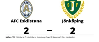 Fortsatt tungt för AFC Eskilstuna - oavgjort mot Jönköping