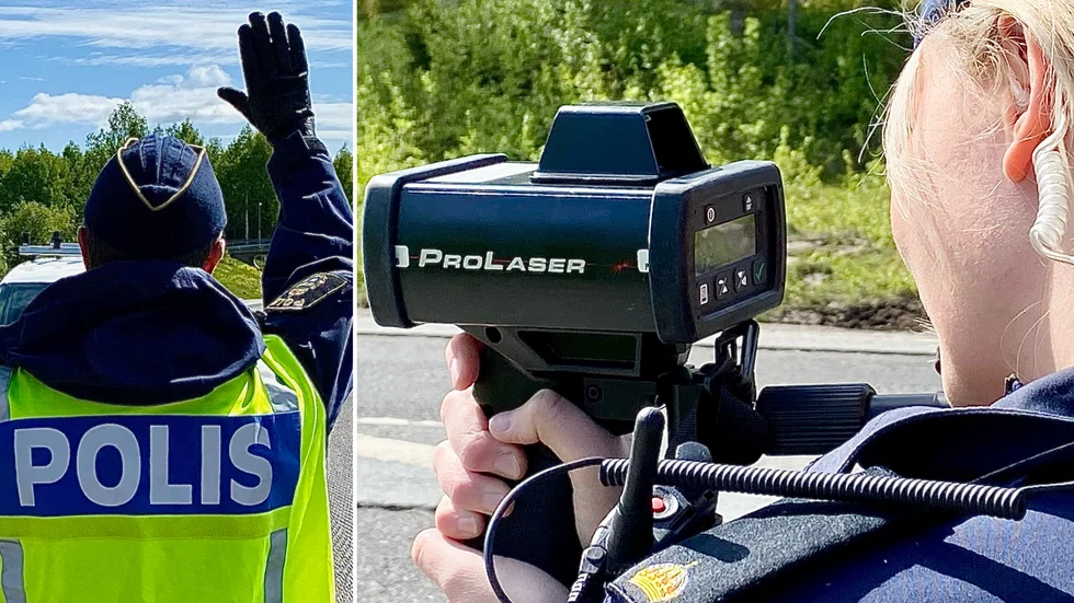 Stopp i lagens namn! Den 60-årige bilföraren körde 115 km/h på 70-sträckan, enligt polisens laserhastighetsmätare. Skelleftebon hade en helt annan uppfattning, och tog saken till domstol.