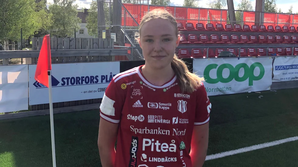 Thea Eriksson flyttas upp till Piteås A-lag. Det är en barndomsdröm som slår in. (Arkivbild)
