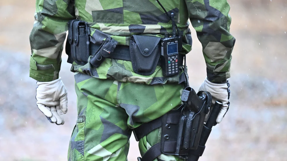 Polisen och Försvarsmakten samarbetar redan i dag på vissa områden. Arkivbild.