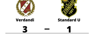 Seger för Verdandi på hemmaplan mot Standard U