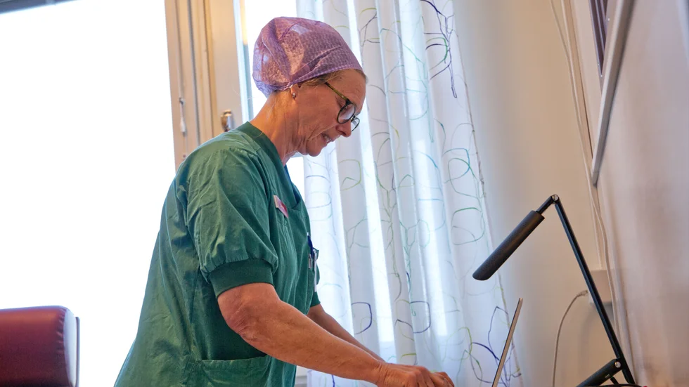Som donationsansvarig ser Cecilia Stokkeland bland annat till att rutiner finns och att de håller sig uppdaterade.