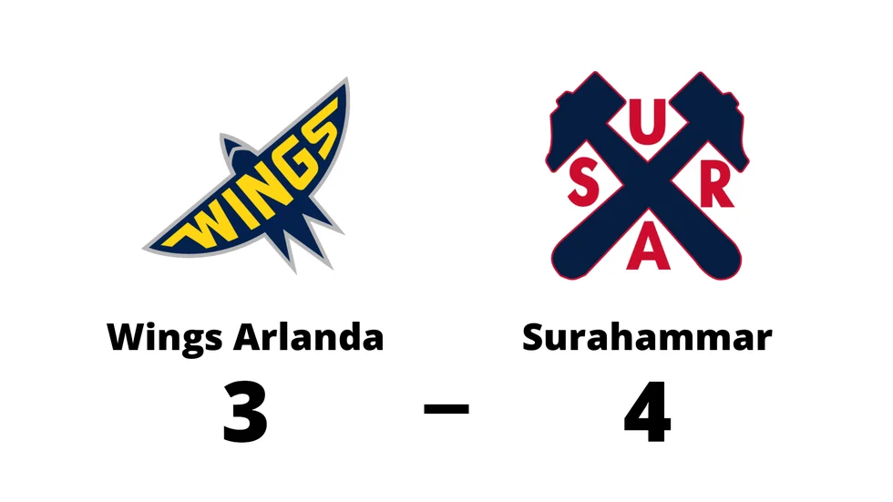 Wings HC Arlanda förlorade mot Surahammars IF