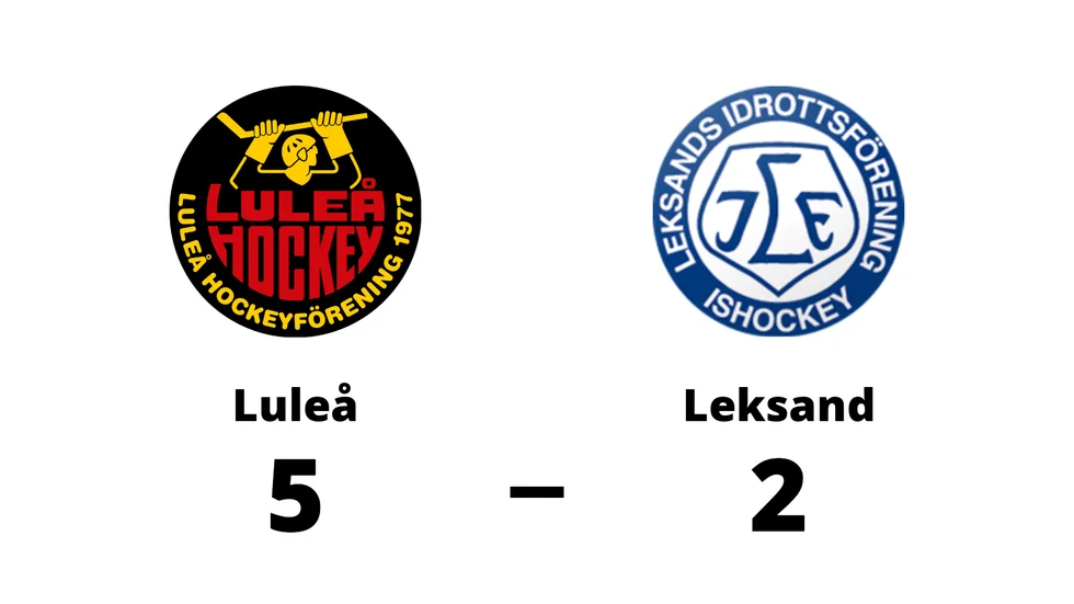 Luleå HF vann mot Leksand