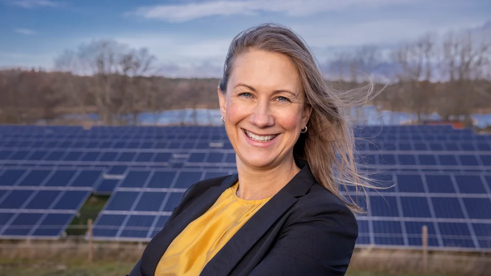 Anna Werner, vd för Svensk Solenergi.