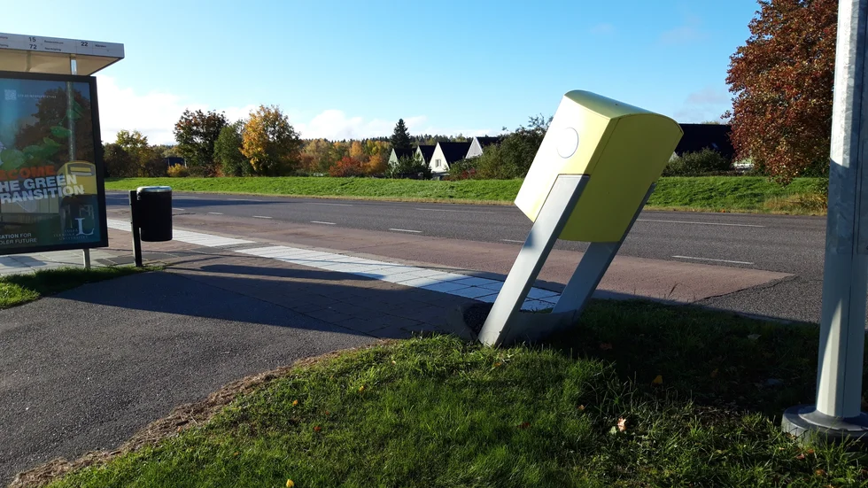 En symbol för statsmaktens förfall, menar insändarskribenten.