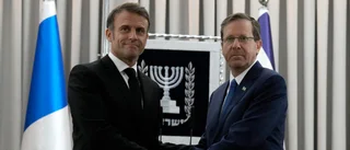 Macron i Israel – möter Netanyahu och Abbas
