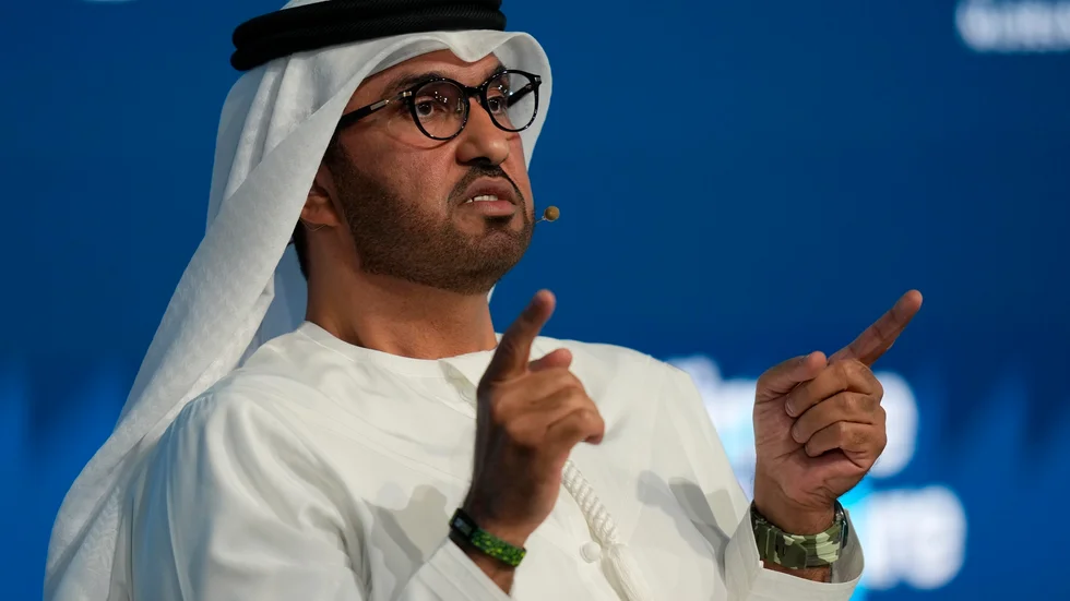 Oljechefen Sultan Ahmed al-Jaber leder årets klimattoppmöte COP28 i Dubai. Arkivbild.