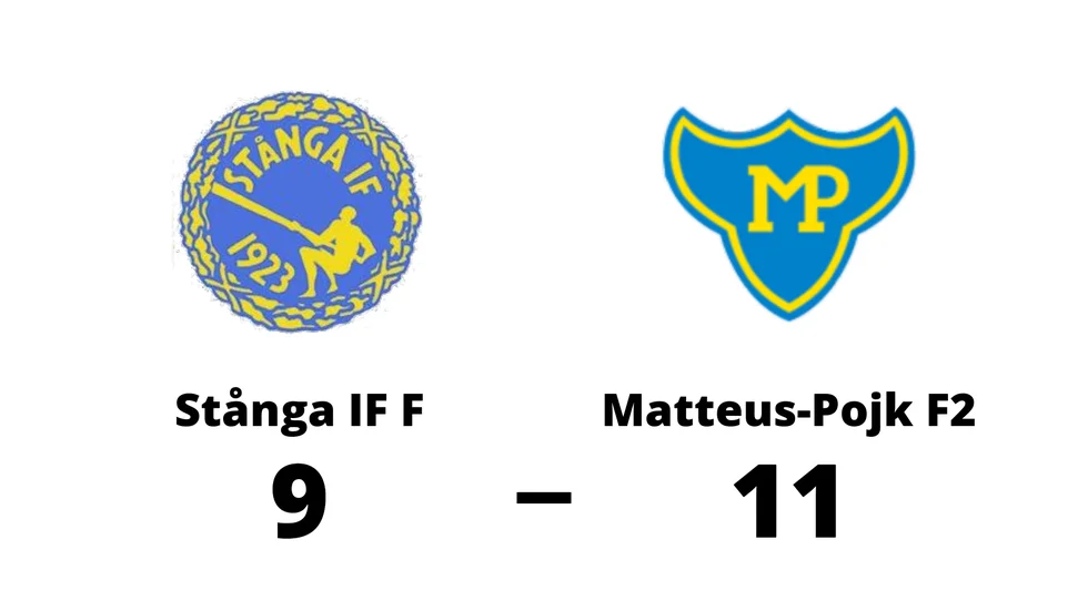 Stånga IF F förlorade mot Matteus-Pojkarna BK F2