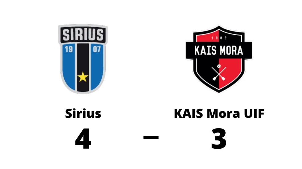 IK Sirius IBK vann mot KAIS Mora UIF