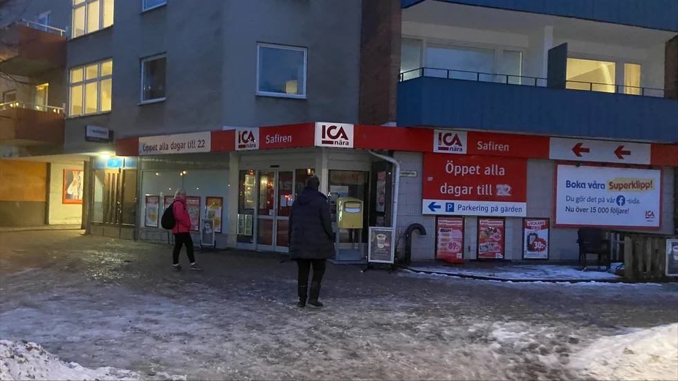 Ica Safiren drabbades av strömavbrott.