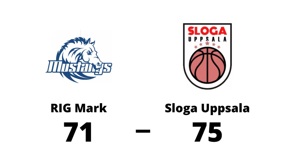 RIG Mark förlorade mot Sloga Uppsala