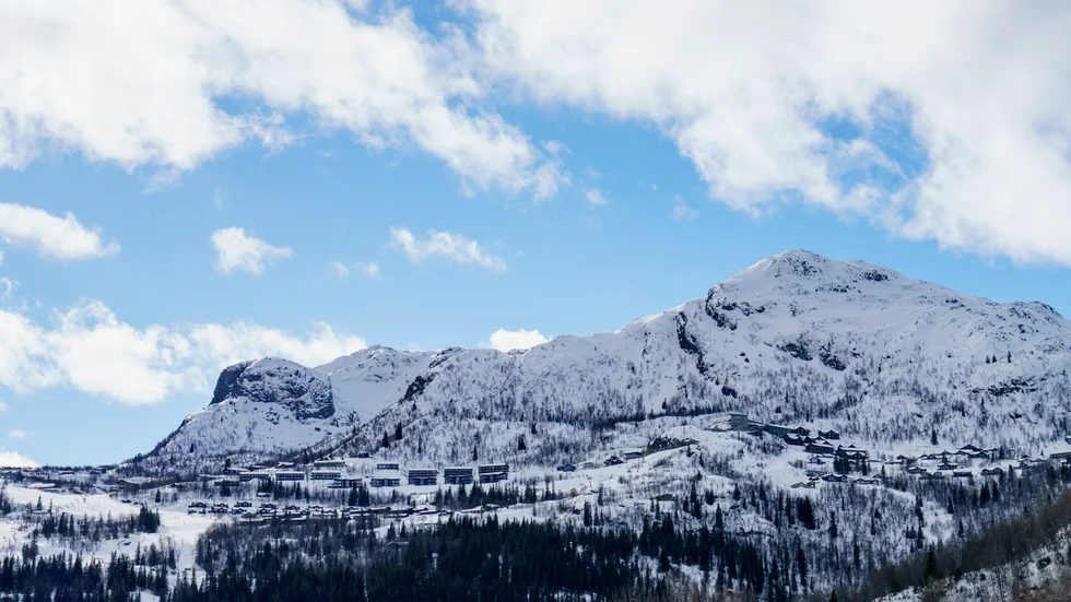Hemsedal i södra Norge, där en person dog i en lavin. Arkivbild.