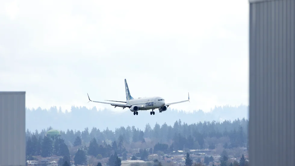 Boeings plan 737 Max 9 får inte flygas förrän de har inspekterats. Arkivbild.