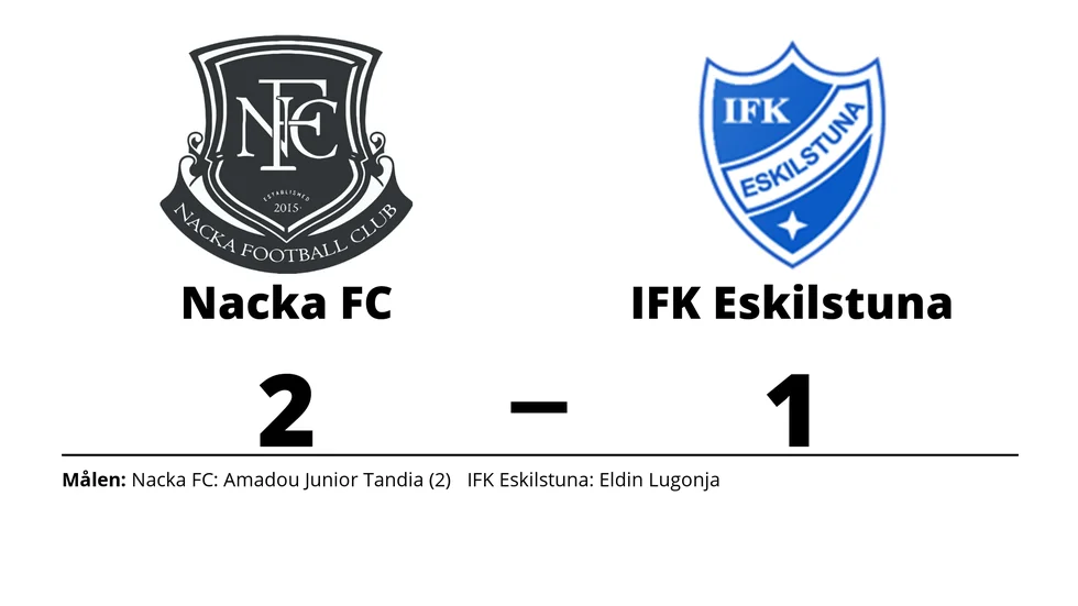Nacka FC vann mot IFK Eskilstuna