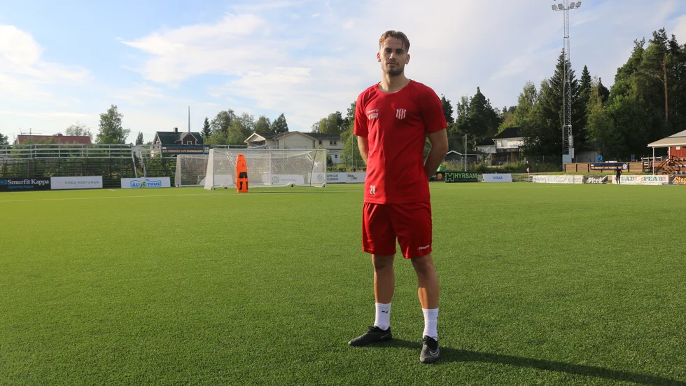 Bendik Brevik är redo för sin första seriematch med Piteå IF.