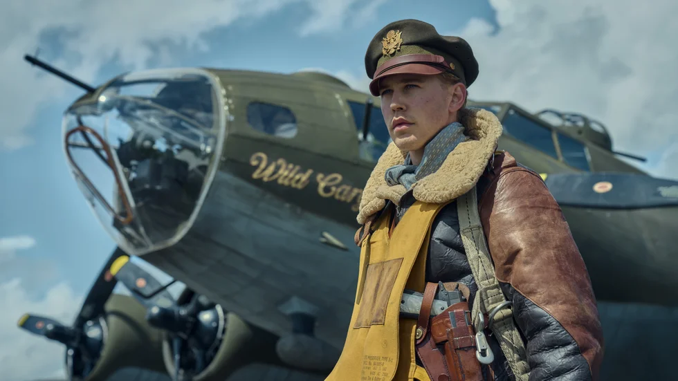 Austin Butler i "Masters of the air". I januari kommer miniserien om andra världskriget. Pressbild.
