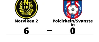 Segerraden förlängd för Notviken 2 - besegrade Polcirkeln/Svanstein