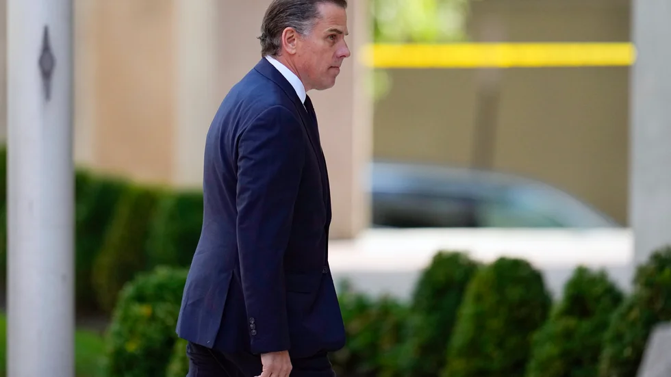 President Joe Bidens son Hunter Biden. Arkivbild.