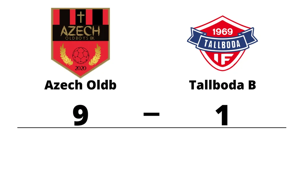 Azech oldboys BK vann mot Tallboda IF B