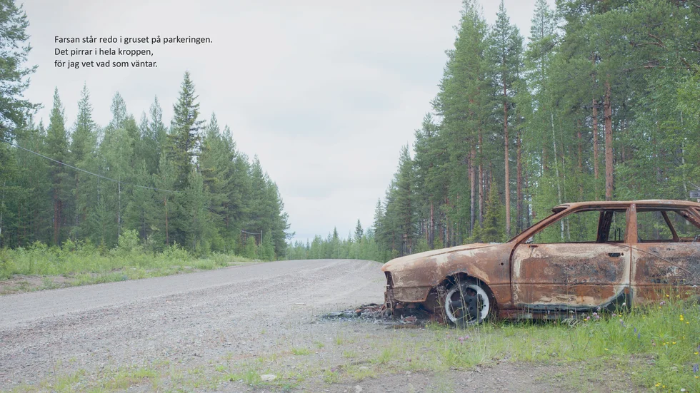 Sanna som nu bor i Linköping säger att hon har rötter och en del av sin själ i Norrland. I boken finns spår av barndomsminnen och sådant hon själv varit med om. "Men det är en påhittad berättelse, det är inte sanning." säger hon. 
