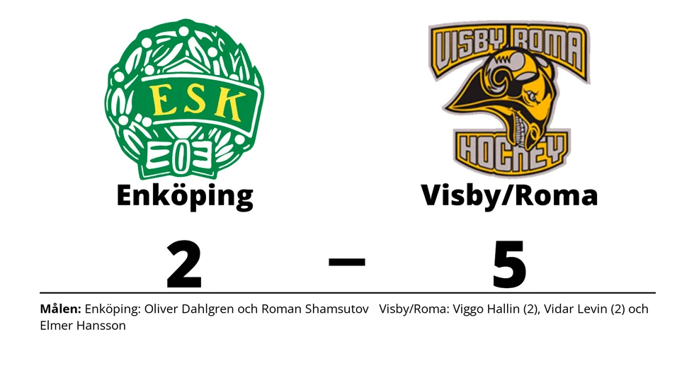 Enköpings SK HK förlorade mot Visby/Roma HK