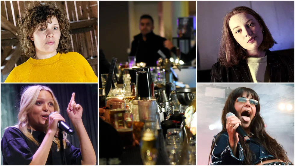 Amanda Bergman, Felicia Takman, Cleo och Gerd kommer alla till Luleå under samma helg.