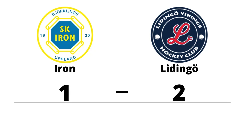 SK Iron Hockey förlorade mot Lidingö Vikings HC
