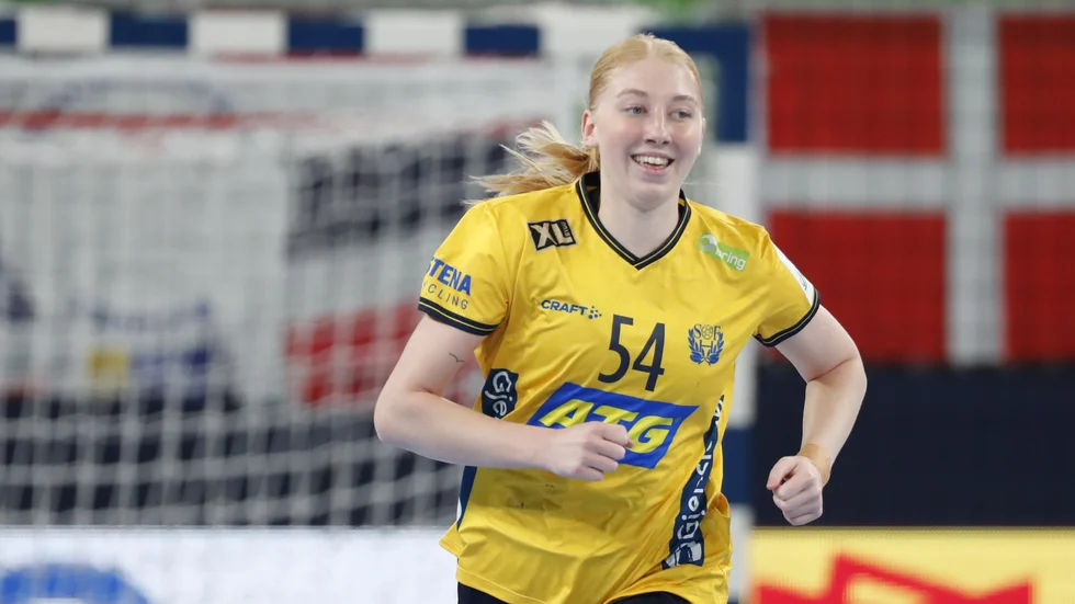 Tyra Axnér gjorde sju mål mot Luxemburg. Arkivbild.