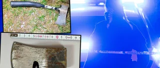 Kastade yxa mot polisens huvud – vill ha lindrigare straff