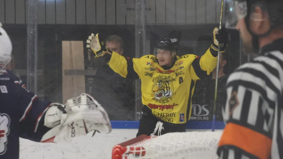 Pelle Ström ordnade kvitteringen till 1-1. 