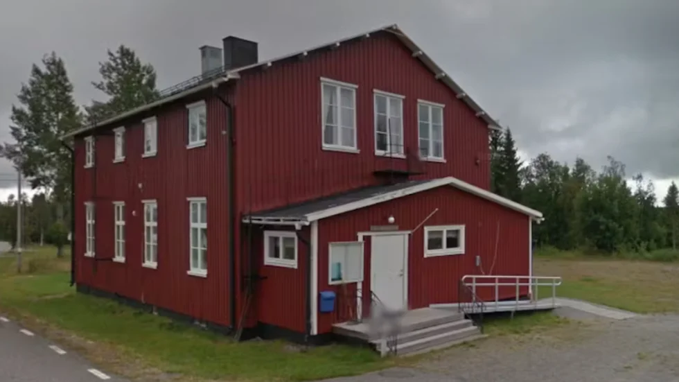Vinliden skola, som brann under onsdagen, användes inte längre för skolverksamhet. Så här såg den ut innan branden.