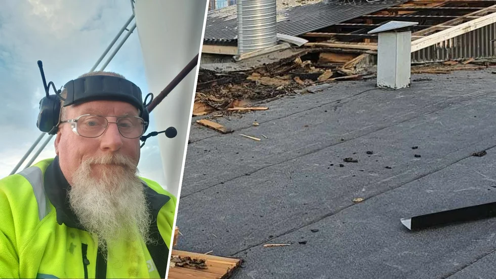 Calle Morén stod för en hjälteinsats när det började brinna på cementgjuteriet.