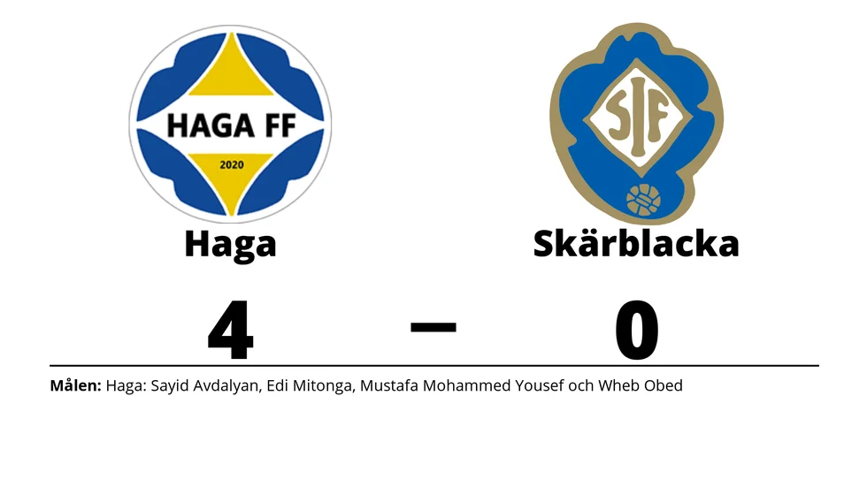 Haga FF vann mot Skärblacka IF