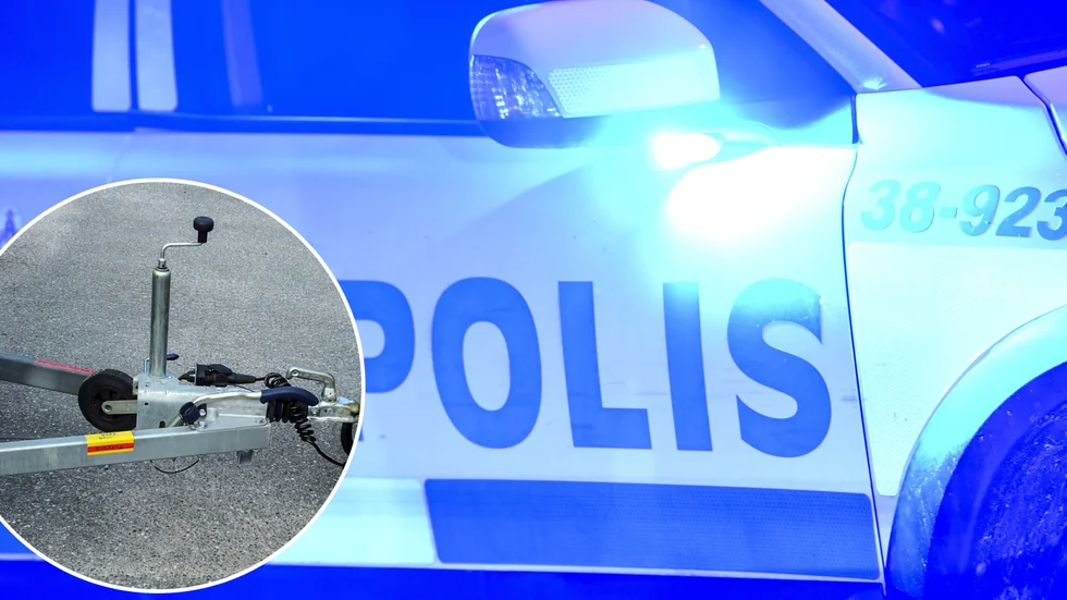 En släpvagn stals i Stallarholmen någon gång under tisdagen.