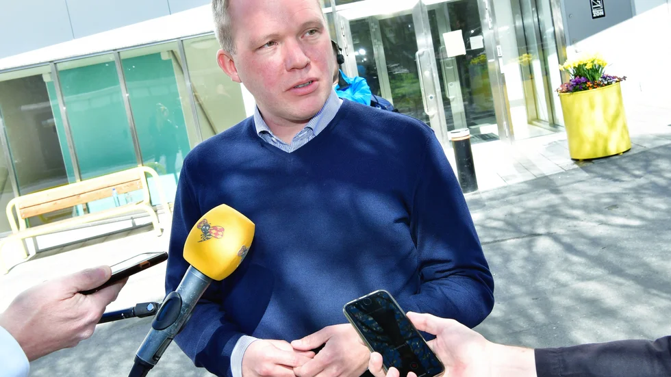 Anders Larsson, ordförande i Svenska ishockeyförbundet. Arkivbild.