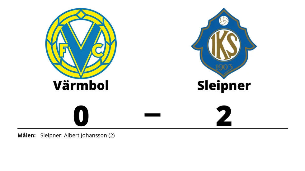 Värmbols FC förlorade mot IK Sleipner