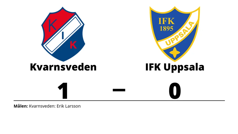 Kvarnsvedens IK vann mot IFK Uppsala