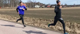 Erik hängde bra med när farten drogs upp
